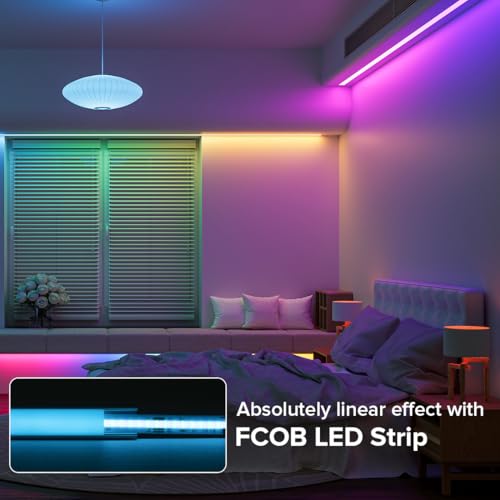 Tira LED RGB con canal de aluminio y cinta doble faz miniatura 7