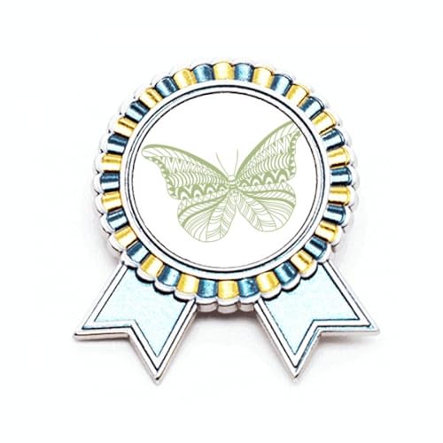 Broche Art Déco Green Kite médaille de distinction à offrir taille M métal