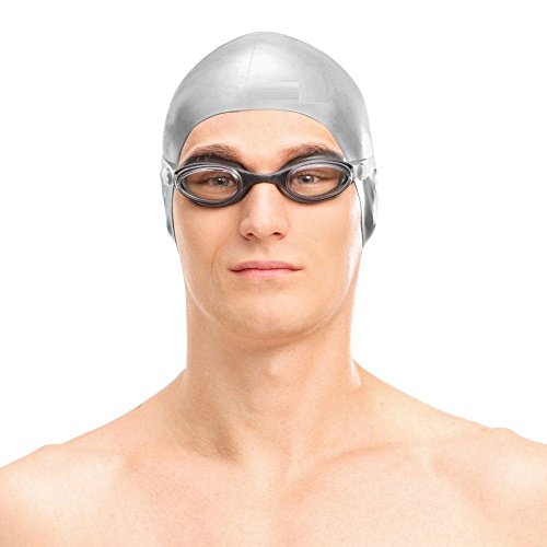 Kreedo Swimming Cap Waterproof Silicone Swim Caps Keeps Hair Clean