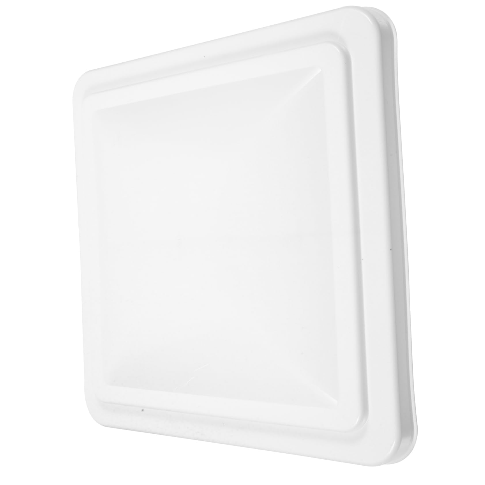 CHILDWEET Copertura in Plastica Bianca 14x14 Pollici Isolante Termico e Ventilazione Efficiente per Ventilazione Finestra Camper per Sfiato Bagno Rv