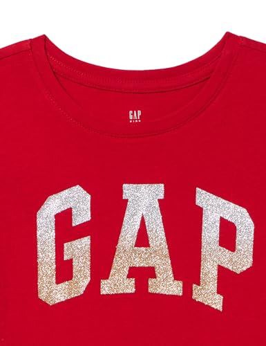Image of Gap Girls Short Sleeve Logo Tee T-Shirt