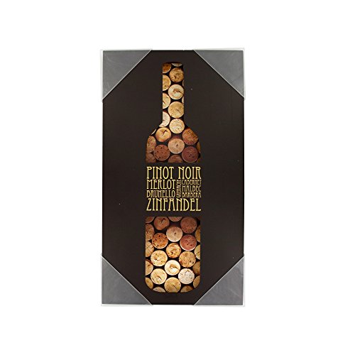 Kole Imports OF720 Wine Bottle View Box Wall Art