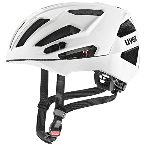 uvex gravel x - sicherer Performance-Helm für Damen und Herren - individuelle Größenanpassung - optimierte Belüftung - white matt - 52-57 cm