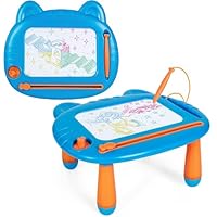 Xndryan Magnetic Drawing Board, Erasable Writing Doodle Board Educational Learning Toys for Kids Birthday Gift, Toddler Toys for 1 2 3 4 5 Year Old Girls Boys