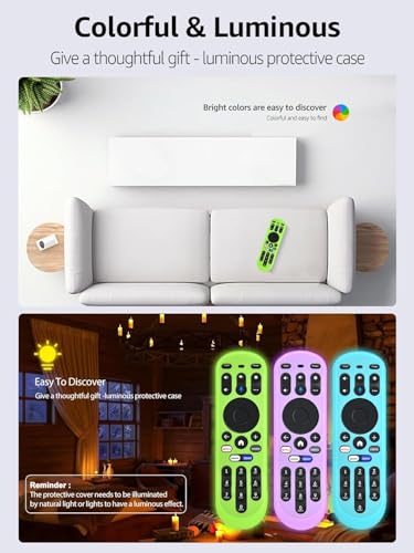 Coque en silicone pour télécommande Xumo TV antichoc vert brillant protège des chutes - 3