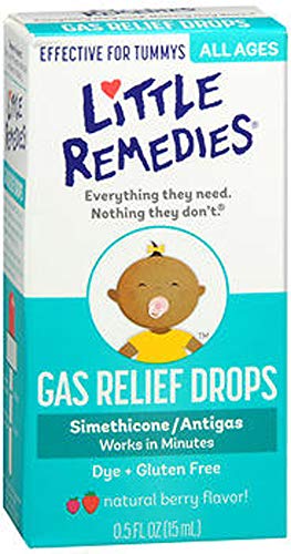 Image of Little Remedies Gas Relief Drops, Natural Berry Flavor, Safe for Newborns, 0.5 fl oz. (Pack of 2)