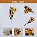 Hydraulic Hammer for Mini Excavator Concrete Breaker Attachment, Mini Excavator Hydraulic Drilling Tools, Small Digger Concrete Breaker Attachment Drilling Tool with Nitrogen Charging Kit