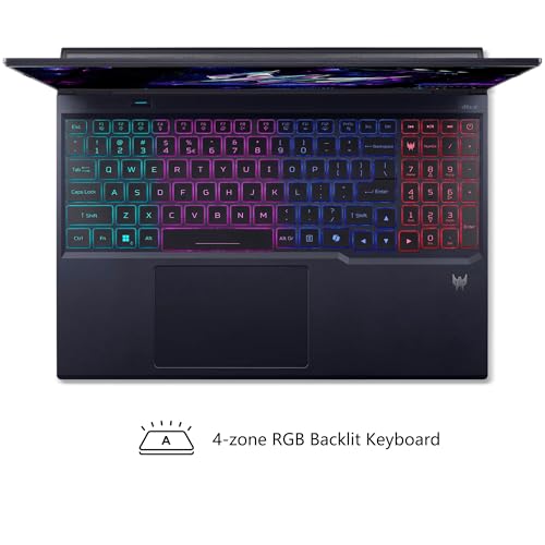 Image of Acer Predator Helios Neo 16S AI Gaming Laptop | 16 inch 2560x1600 OLED 240Hz (G-SYNC) | Intel 24-core Ultra 9 275HX | 16GB DDR5 1TB SSD | GeForce RTX 5060 GDDR7 (Up to 572 AI Tops) Win11 w /DLCA Accessory