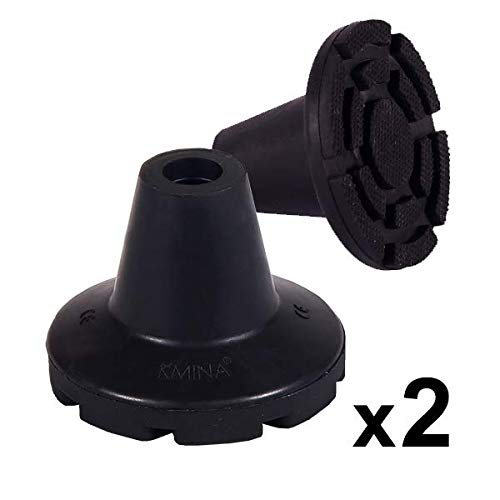Kmina Cont_A_19 – Cleats for Crutches with 19 mm Tube, Wide and Flexible, Pack of 2