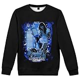 Merch Sudaderas Aitana Cuarto Azul Album Song Cuello Redondo Ropa Unisex, Negro, XXL