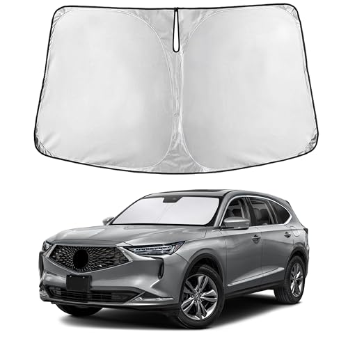 Image of EcoNour Windshield Sunshade Compatible for Acura MDX 2021-2024 2025 2026, Sun Visor for Front Windshield & Window Sun Shade Cover, UV Heat Blocker & Protector, Car Accessories