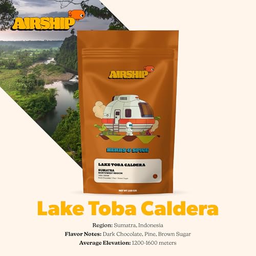 Airship Coffee Lake Toba Caldera Sumatra Natural 250g miniatura 5