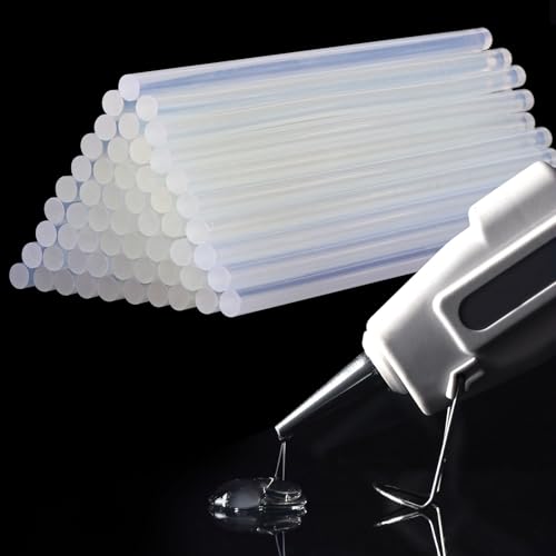 50Pcs Hot Glue Sticks, 7mm x 190mm Mini Glue Sticks for DIY Crafts, Home Repairs, School Projects