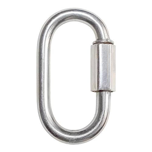 RCH Hardware QL-BR01-35 Brass Quicklink, 8 Gauge, Polished Chrome (2 Pack)