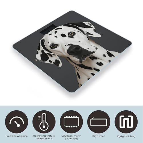 Báscula digital para baño con vidrio templado y pantalla LCD miniatura 3