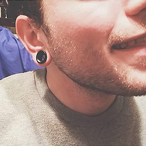 ZS Vintage Natural Brown Black Wood Organic Ear Tunnel Plugs Stretcher Gauges for Men and Women4