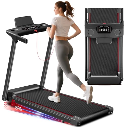 Treadmill with Incline 3-in-1 Portable Treadmills for Home Small