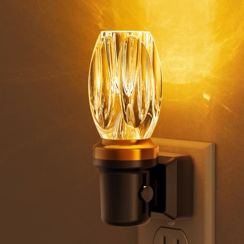 Image of L LOHAS LED Amber Night Light, Yellow Nightlight,Dimmable, Light Sensor