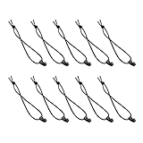 Schwerer Typ Outdoor-Kordelspanner, tragbar, elastisch, Seilclip, sichere Befestigung für Reisen, unverzichtbar, leicht, Outdoor-Ausrüstungsclip