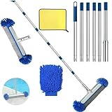 Cepillo de Piscina con Barra Telescópica de 230 cm de Largo,Cepillos de...