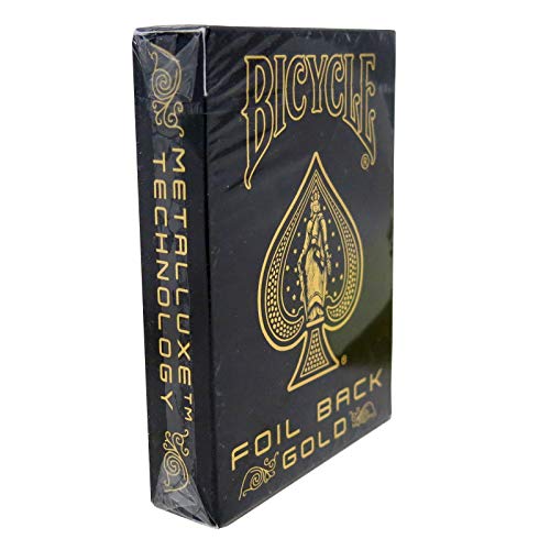 Baraja de Cartas Póker Bicycle Rider Back MetalLuxe Edición Oro