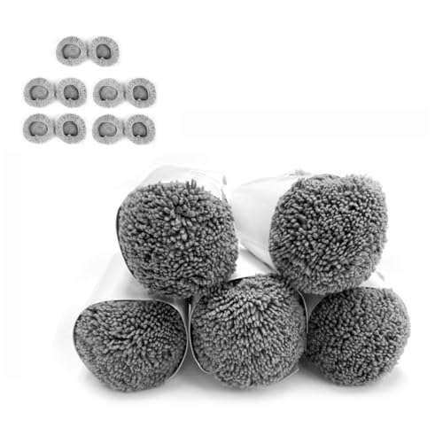 Hutt Ddc55 Ddc5 C6 Mopas De Repuesto Para Robot De Limpieza De Ventanas, Accesorios Lavables, 5 Mopas Dobles Hutt Ddc55 Ddc5 C6 Mopas De Repuesto Para Robot De Limpieza De Ventanas, Accesorios Lavables, 5 Mopas Dobles