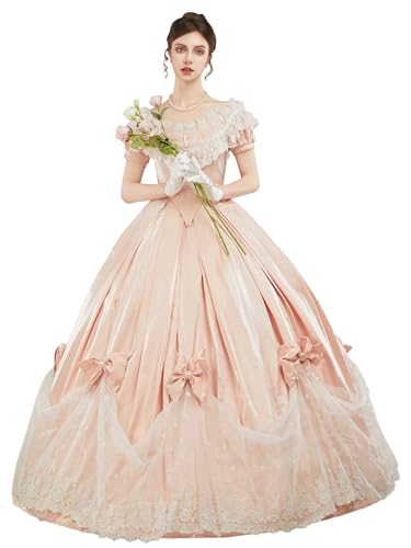 Image of daizbella Medieval Renaissance Dress 18th Century Victorian Ball Gown Dress Halloween Costume