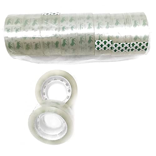 Zly 24 Rolls Transparent Tape Refills, 0.7 X 1000 Inches Clear Tape, Glossy Tape Rolls For Office, Home, School #TOP6