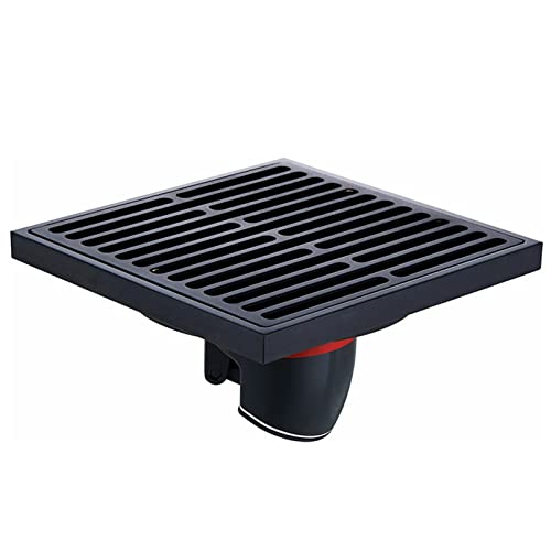 Siphon de sol de douche désodorisant carré avec crépine couvercle grille - 3
