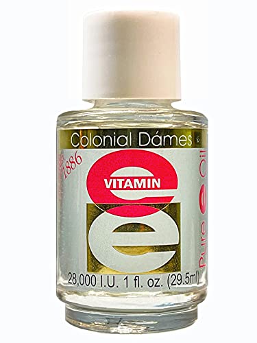Colonial Dames 28,000 IU Pure Vitamin E Oil 1 fl. Oz. - Nighttime Skin Therapy Oil - Vitamin E-Oil for Hydrated Youthful Looking Skin Colonial Dames 28,000 IU Pure Vitamin E Oil 1 fl. Oz. - Nighttime Skin Therapy Oil - Vitamin E-Oil for Hydrated Youthful Looking Skin