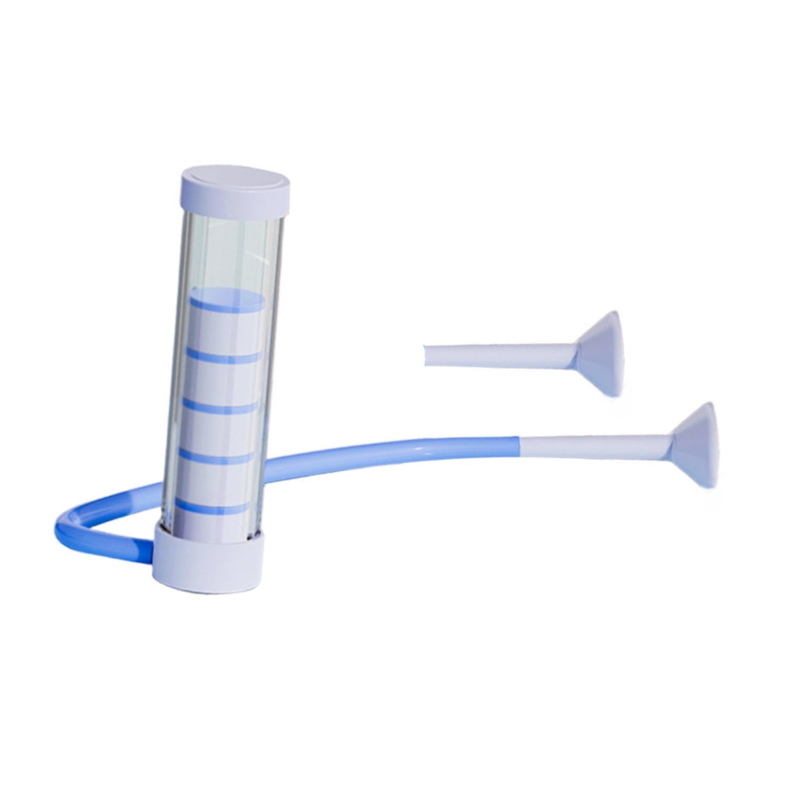 VELURA Breathing Exercise Device Running Abdominal Exerciser Practical Lung Trainer Blue|1 Breathing Trainer|Abdominal Exercisers| Fitness, Running & Yoga-image-49