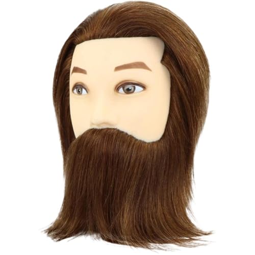 Tête de mannequin pour coiffure avec barbe dédiée à l'apprentissage - 2
