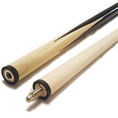 Taco de billar de madera 145 cm color negro miniatura 4