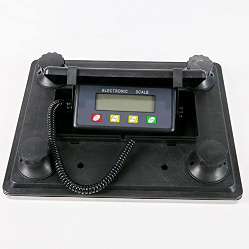 Báscula digital comercial grande con plataforma de acero inoxidable 150kg miniatura 2
