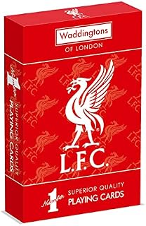 Liverpool FC Legends Waddingtons Number 1 Playing Card Game | Football Card Game for Adults and Kids 6 and Up (WM02715-ML1-12)