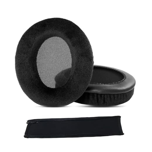 ACCOUTA Almohadillas + Diadema Compatibles con los Auriculares Shure SRH750DJ SRH940 SRH440 SRH240A SRH840 SRH1540 HPAEC1540 SRH1840 Almohadillas con Tela Más Suave y Cálida y Espuma de Alta