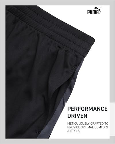 PUMA Boys Athletic Shorts - Quick Dry Breathable Interlock Performance Boys Basketball Shorts with Pockets (Sizes: 4-20)3