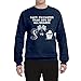 Wild Bobby Faster Than 80% of All Snakes Dwight Pop Culture Unisex Crewneck Graphic Sweatshirt, Vintage Heather Navy, X-Large