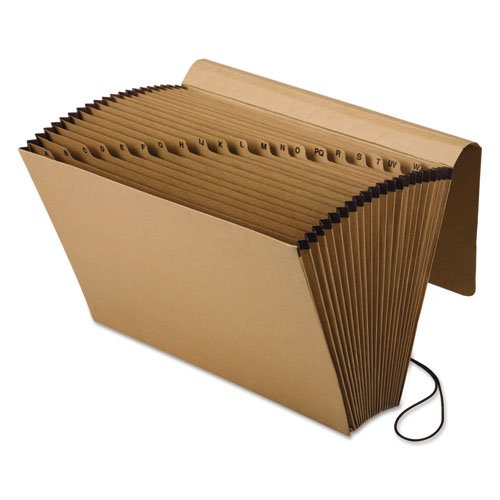 Pendaflex Essentials Products - Pendaflex Essentials - Essentials A-Z Expanding File, 21 Pockets, Kraft, Legal, Brown - Sold As 1 Each - Double thick front and back panels stand up to active use. - Gusset tops are reinforced with rip-proof tape to pr