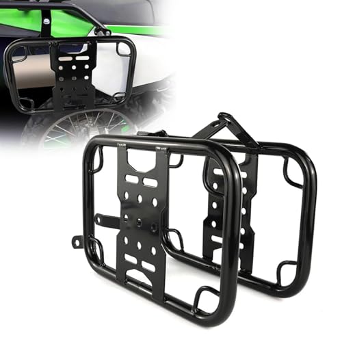 Support sacoche moto Kawasaki KLX250S KLX300S porte-bagages latéral noir