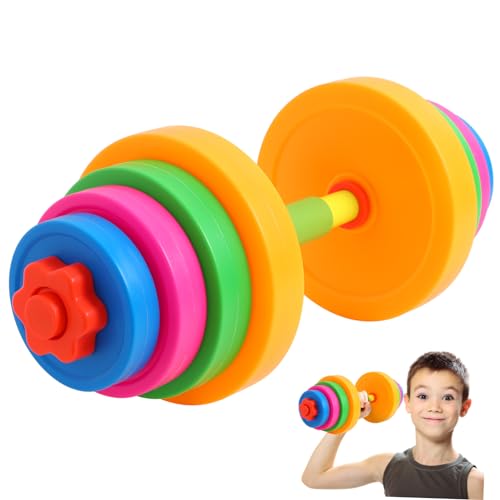 WOONEKY Mancuernas De Peso Ajustable De Plástico Mancuernas De Entrenamiento Para Guardería Equipo De Ejercicios Para Brazos Casa