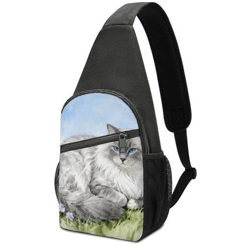 Sac à dos bandoulière léger et imperméable Oxford pour homme et femme
