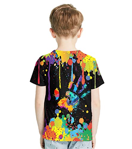 Yasswete Boys Girls T-Shirt 3D Realistic Graphic Crewneck Short Sleeve Printed Tee Shirt Tops for Kids Teens 6-16 Years4