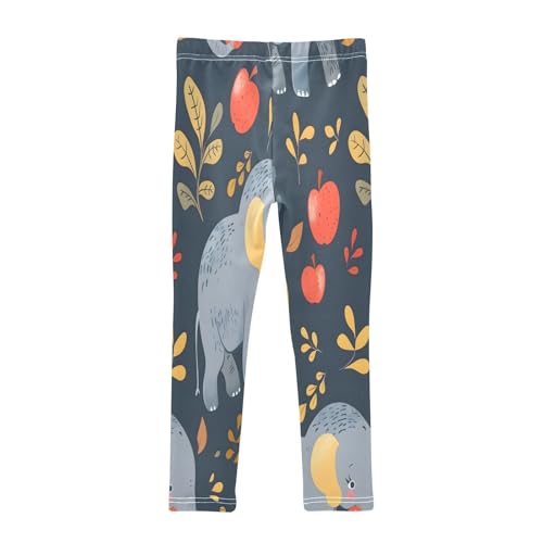 Toddler Girls Leggings Printed Yoga Pants Leggings Elephants and Apples for Kids2