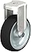Blickle BKRXA-PATH 101G Fixed Caster, 3.94" Wheel Diameter, 264 lb. Load Capacity