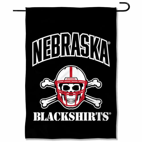 College Flags & Banners Co. Nebraska Cornhuskers Blackshirts Garden Yard