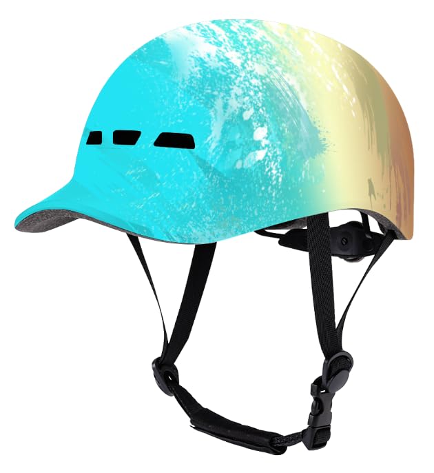 Shinmax Kask rowerowy dla mężczyzn i kobiet, dorosłych, kask miejski z wizjerem, stylowy kask rowerowy dla kobiet, do jazdy na rowerze miejskim, lekki, regulowany kask wyścigowy, 57-62 cm