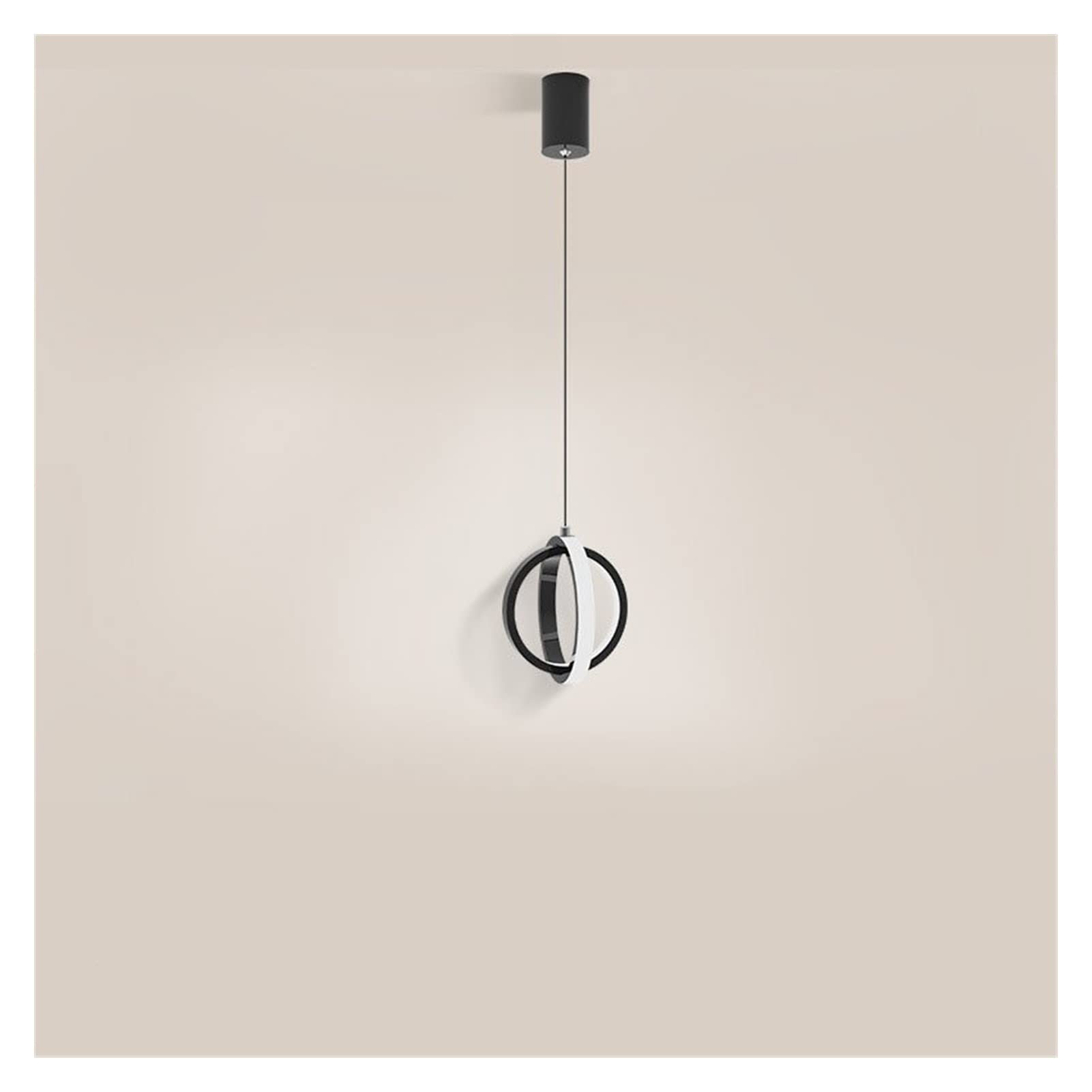 Lustre sphérique de caractère artistique pour chevet minimaliste