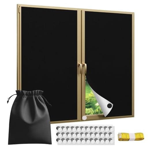 Oxdigi Portable Blackout Blind 94"x 57", 100% Blackout Curtains Shades with Hook& Loop Tabs, No Drill Cut to Any Size Temporary Window Cover for Travel, Bedroom, Baby Nursery Room, Dorm, RV, Skylight