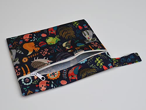 Image of 2 Pieces Reusable Mini wet bag for Mama Cloth Menstrual Pads /Breast Pads,7x5.5 Inch(2MN4)